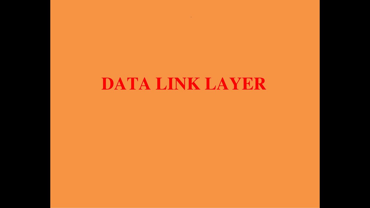 DATA LINK LAYER AND ITS FUNCTION | COMPUTER NETWORK - YouTube