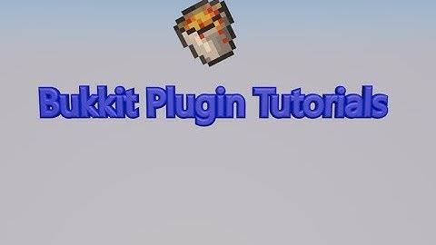 Bukkit Plugin Tutorial Episode 6 - God mode!