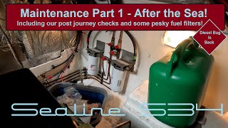 Boat Maintenance: Engine Bay Checks & How to Change Primary Fuel Filters  #KAD32 #volvopanta