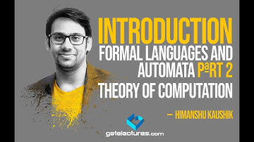 Theory of Computation 02 Introduction to Formal Languages and Automata