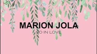 Marion Jola - So In Love ( Video Lyrics)