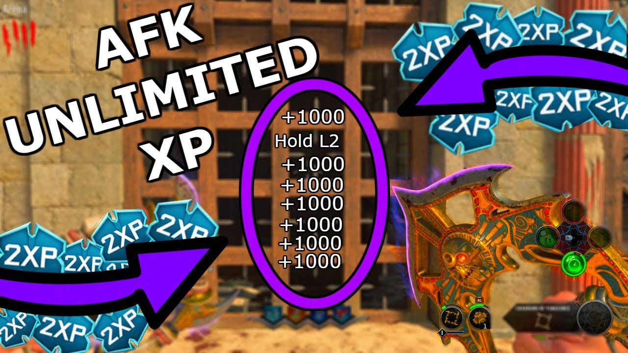 AFK XP GLITCH BO4! How to LEVEL UP FAST! BO4 ZOMBIES XP GLITCH! BLACK OPS 4 XP GLITCHES! *PATCHED*