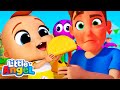 Daddy Eats a Spicy Hot Taco | Fun Sing Along Songs by @LittleAngel Playtime