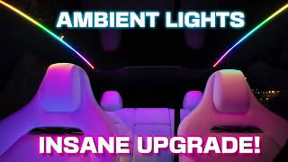 I Installed Ambient Roof Lights in My Tesla Model Y… (Not What I Expected)