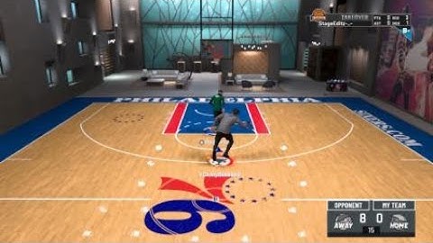 NBA 2K21 2 hand snatch block