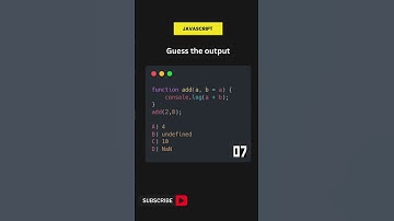 Test Your Javascript Knowledge: MCQ #72