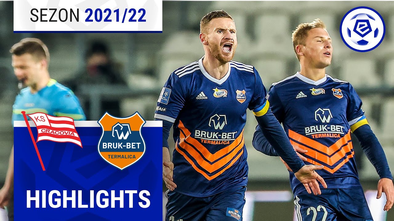 Cracovia - Bruk-Bet Termalica Nieciecza 1:2 | SKRÓT | Ekstraklasa 2021/22 | 23. Kolejka