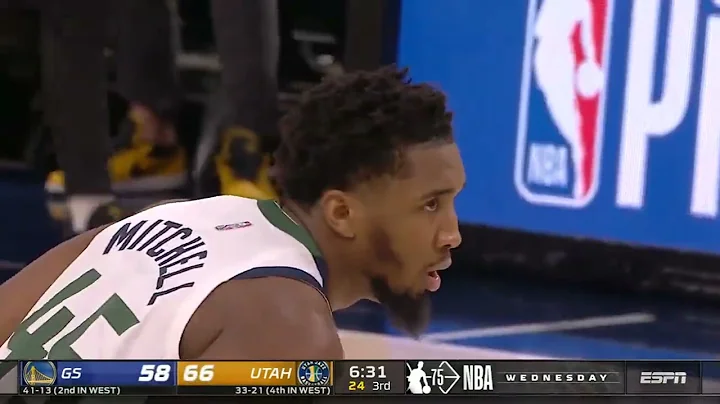 Donovan Mitchell DROPS Jordan Poole
