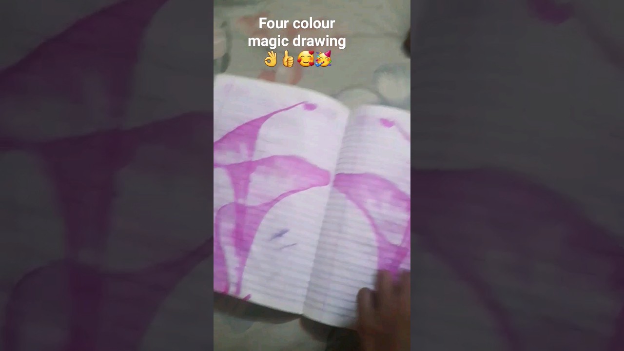 mixing magical drawing please try🥳🥰👍👌 with Gulal 