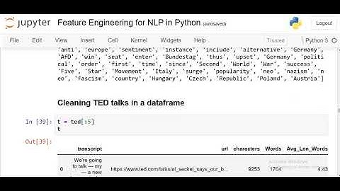 Feature Engineering for NLP in Python