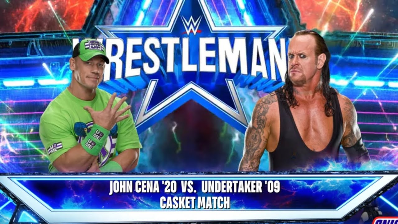 WWE 2k24 - JohnCena '20 vs Undertaker '09: Casket Match at Wrestlemania 