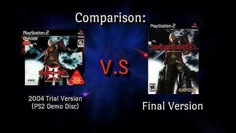 Devil May Cry 3 2004 Trial Version V.S Final Version - Comparison! - ENGLISH VERSION