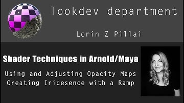 Opacity Maps and Iridescence in Maya