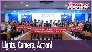 US high-school students shoot soap opera, anchor news at FTV｜Taiwan News