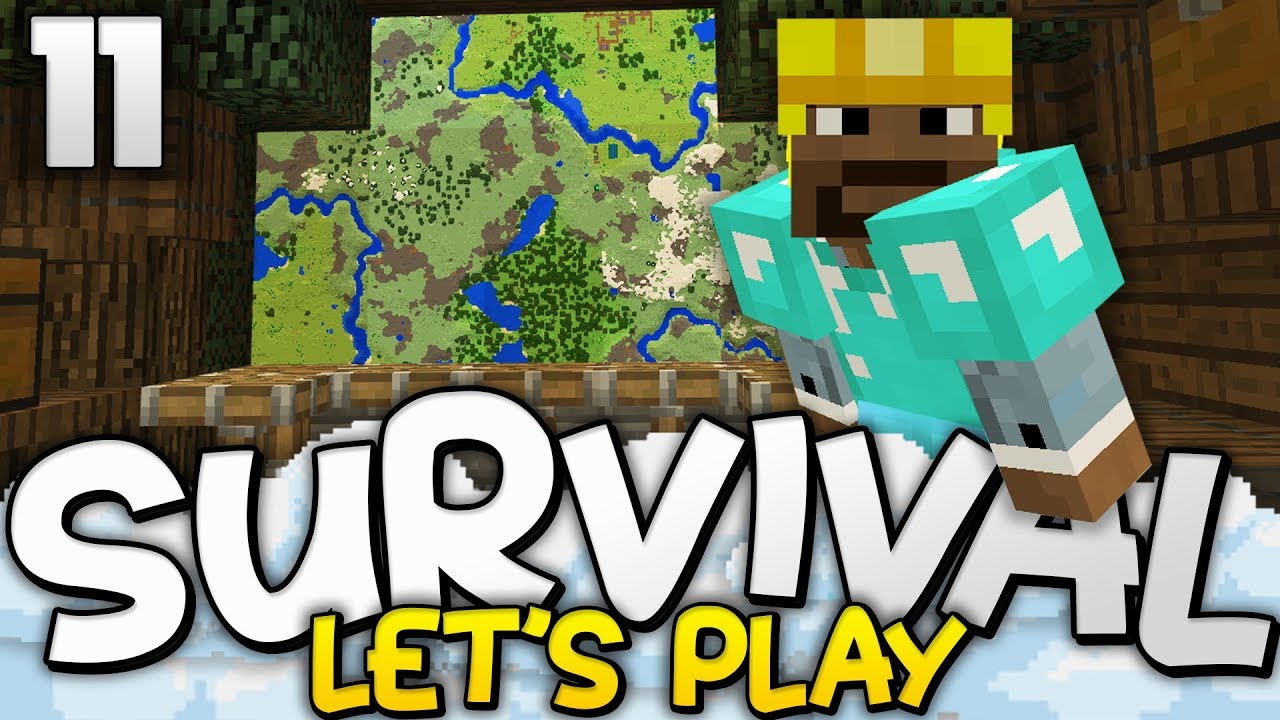 MAKING A MASSIVE MAP WALL! - Survival Let's Play Ep. 11  MAKING A MASSIVE MAP WALL! - Survival Let's Play Ep. 11