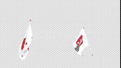 Flag Transition - You Tube | Motion Graphics - Envato elements