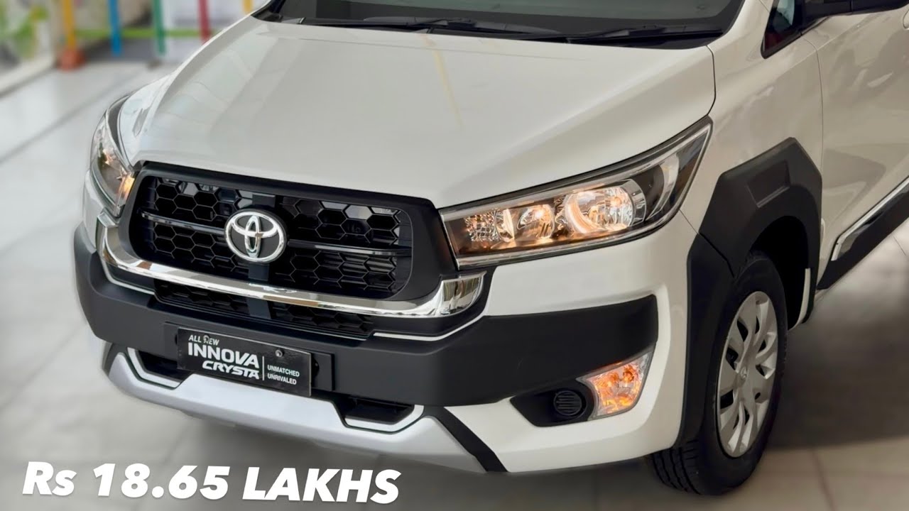 2025 TOYOTA INNOVA CRYSTA 2.4 GX😍Rs18.65 LAKHS❤️INNOVA CRYSTA BASE MODEL | INNOVA CRYSTA ACCESSORIES