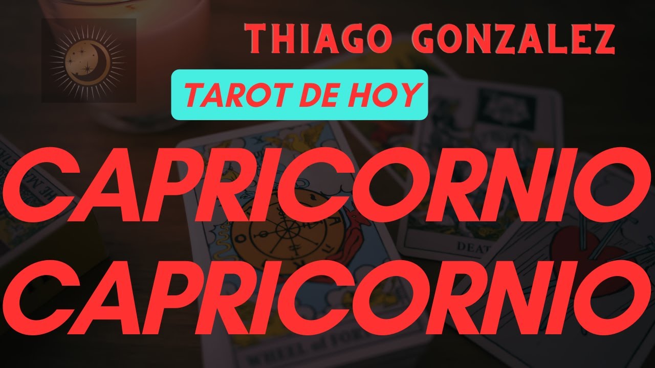 Capricornio 🔮SOSTENTE FUERTE! ES EXTRAORDINARIO LO QUE TE VA A PASAR ...