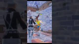 Clipped my friend in 2v2 #shorts #fortnite #clipped #2v2