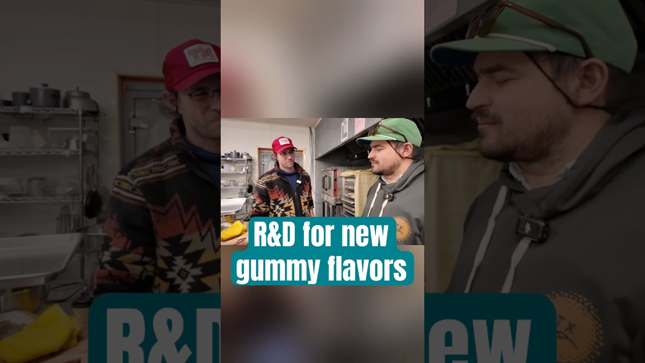 Flavor R&D For Our Organic Fast-Acting THC Gummies 😮‍💨