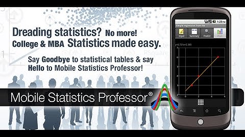 Mobile Statistics Professor iOS App