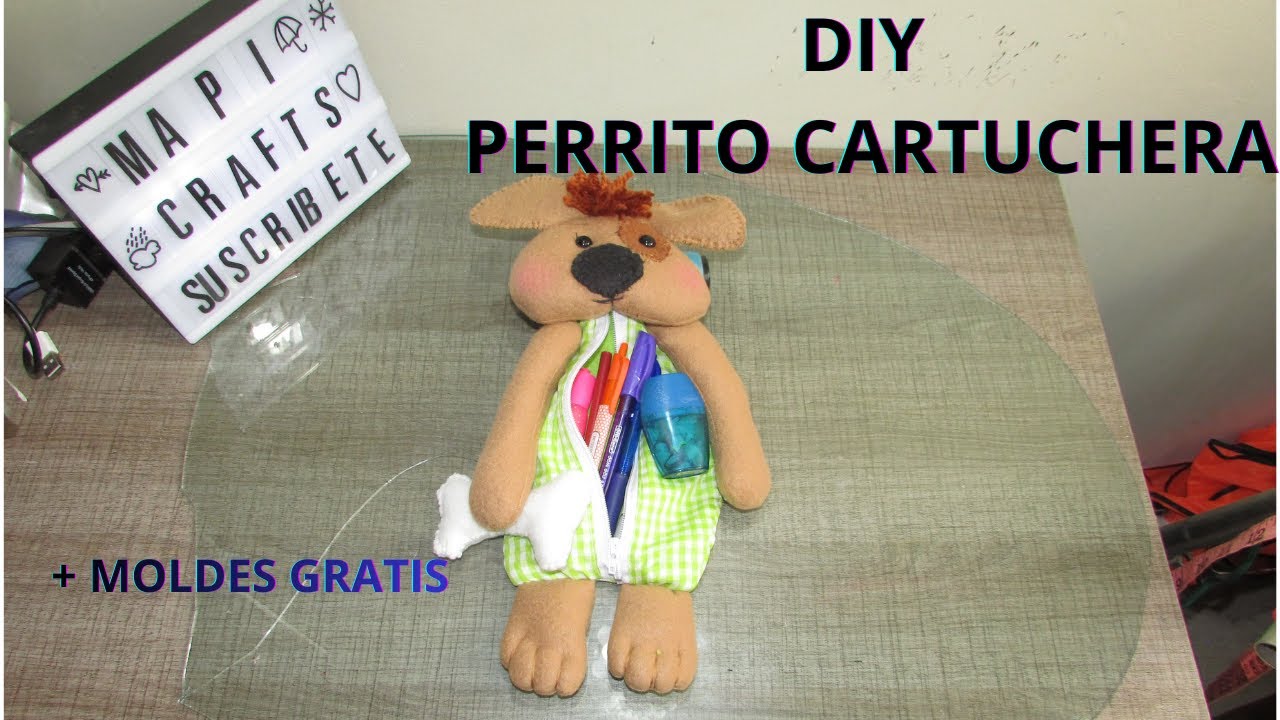 DIY PERRITO CARTUCHERA