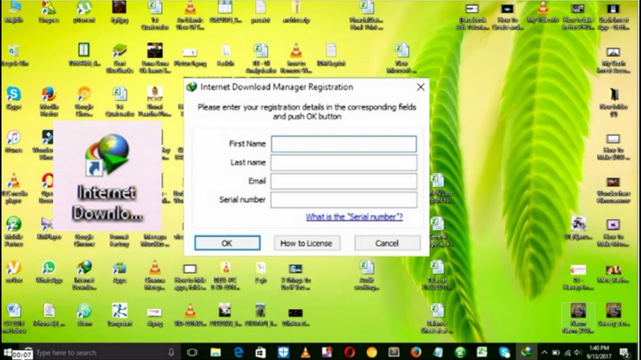 How To Hack Register Or Activate Internet Download Manager Idm With Serial Key Free Easy Youtube