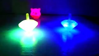 光るコマ‼️イルミネーション回転ごま‼️びっくり‼️Japanese glowing frame