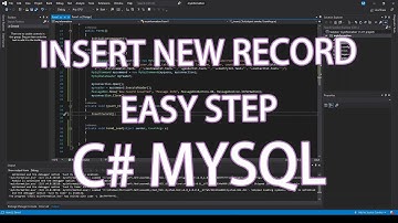 C# MySQL - How to Insert New Record (C# Windows Form Tutorial 1)