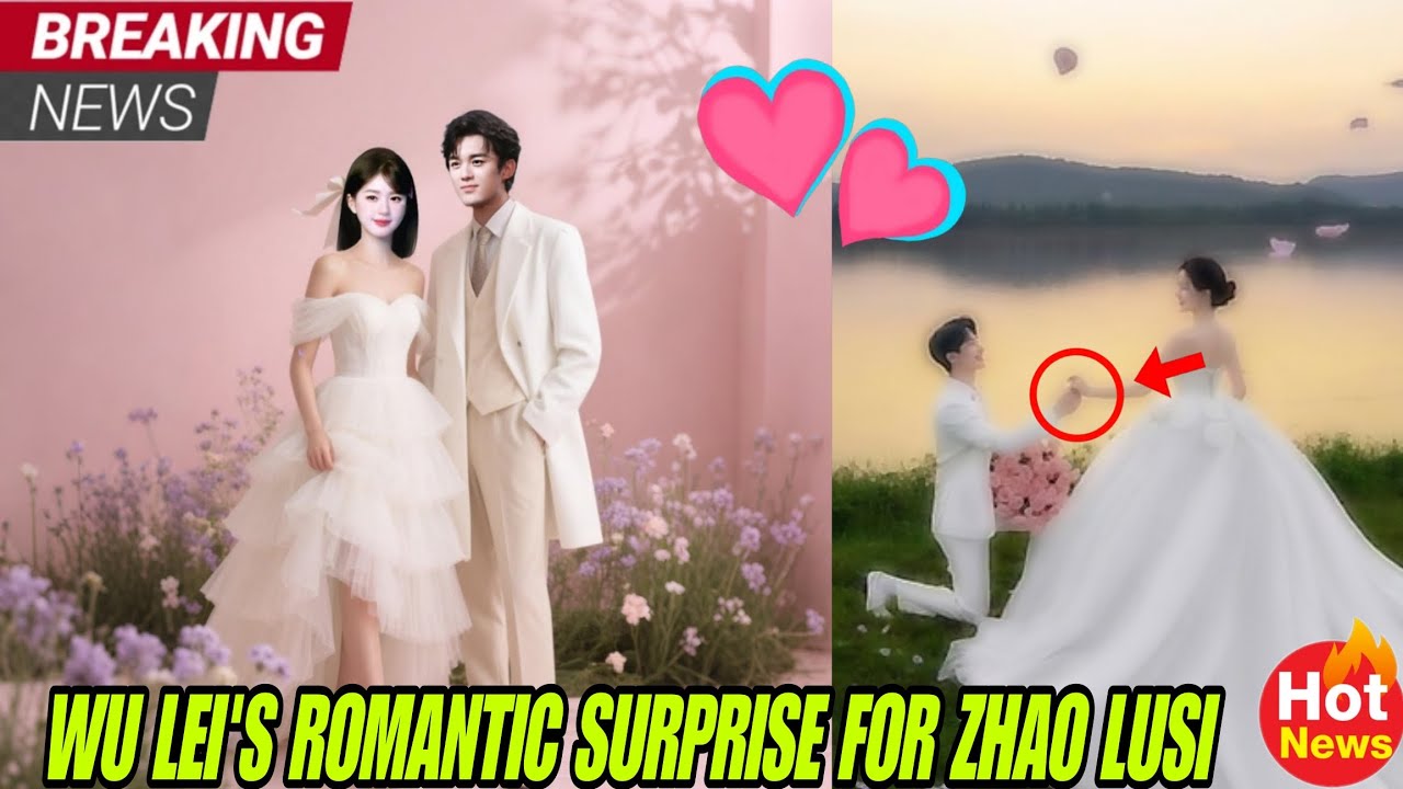 СРОЧНО: Свадебные фотографии Чжао Луси и У Лэй потрясли Интернет! 😱💍