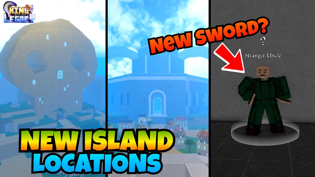 King legacy update 4.7 New island 2nd location 