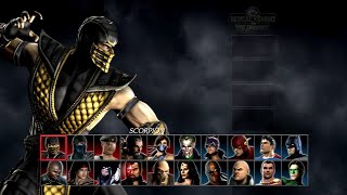 Mortal Kombat vs DC Universe - Expert Arcade Ladder (Scorpion/No Losses)