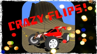 RC Car Hill Racing - first play video game review! CRAZY FLIPS! screenshot 5
