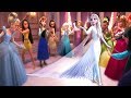 Disney princesses vs elsa white dress frozen 2