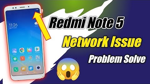 Redmi Mi Note 5 Network problem Solve || Redmi Note 5 Network Nahi Aane Se Kaise Theek Karen