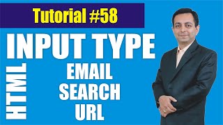 384# How to use Email, Search and URL Input type in HTML (Hindi) || HTML Tutorial 58