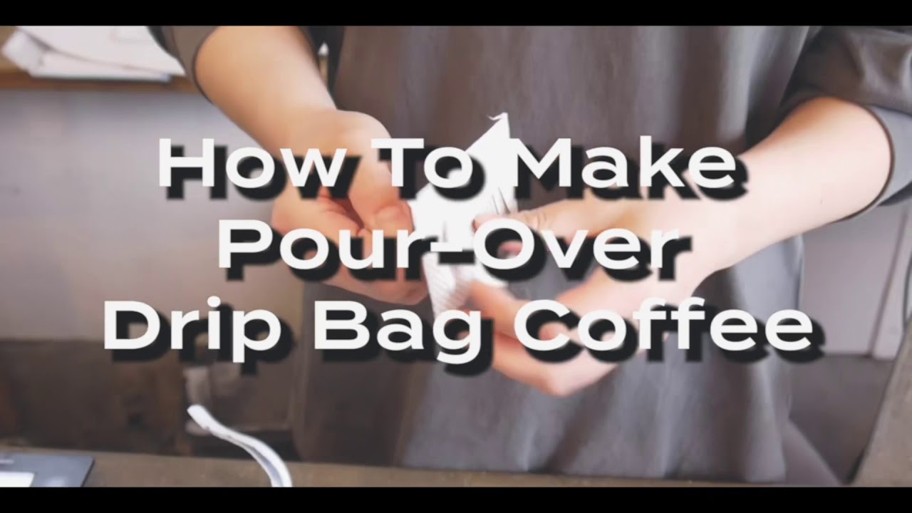 How to make PourOver Coffee (Drip Bag) YouTube