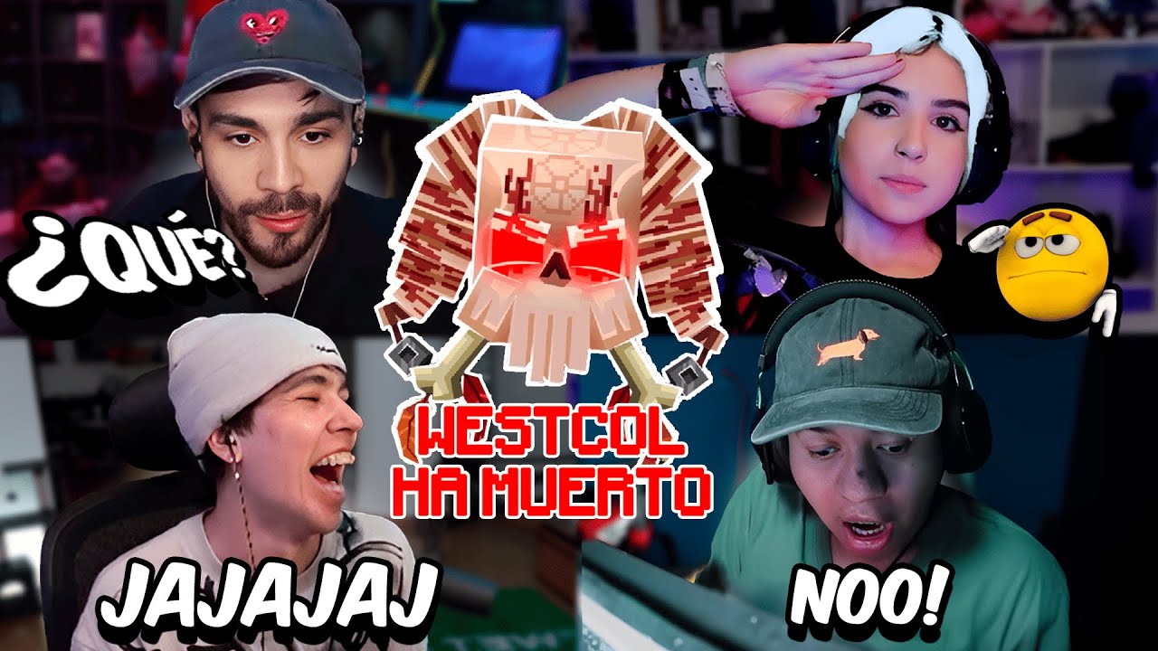 STREAMERS REACCIONAN A LA MU3RT3 DE WESTCOL EN EL DEDSAFIO💀 - W Project