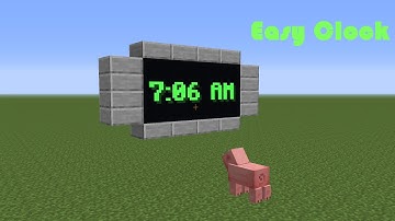 How to Make a Digital Clock in Minecraft using Command Blocks - Java Minecraft Tutorial