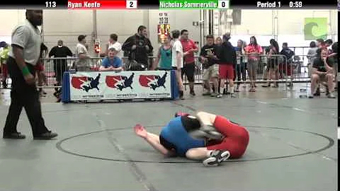 Cadet - BOY 113 - Ryan Keefe vs. Nicholas Sommervi...
