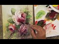 Heritage Roses Quick Composition Painting