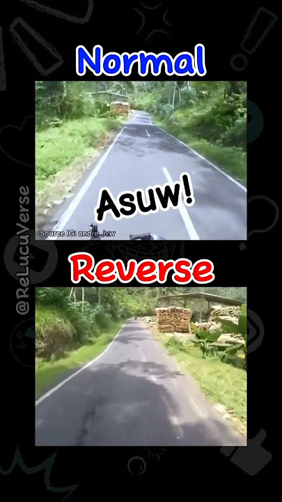 Ketika kalian naik motor sendirian (reverse subtitle) #shorts #reverse #lucu #memes