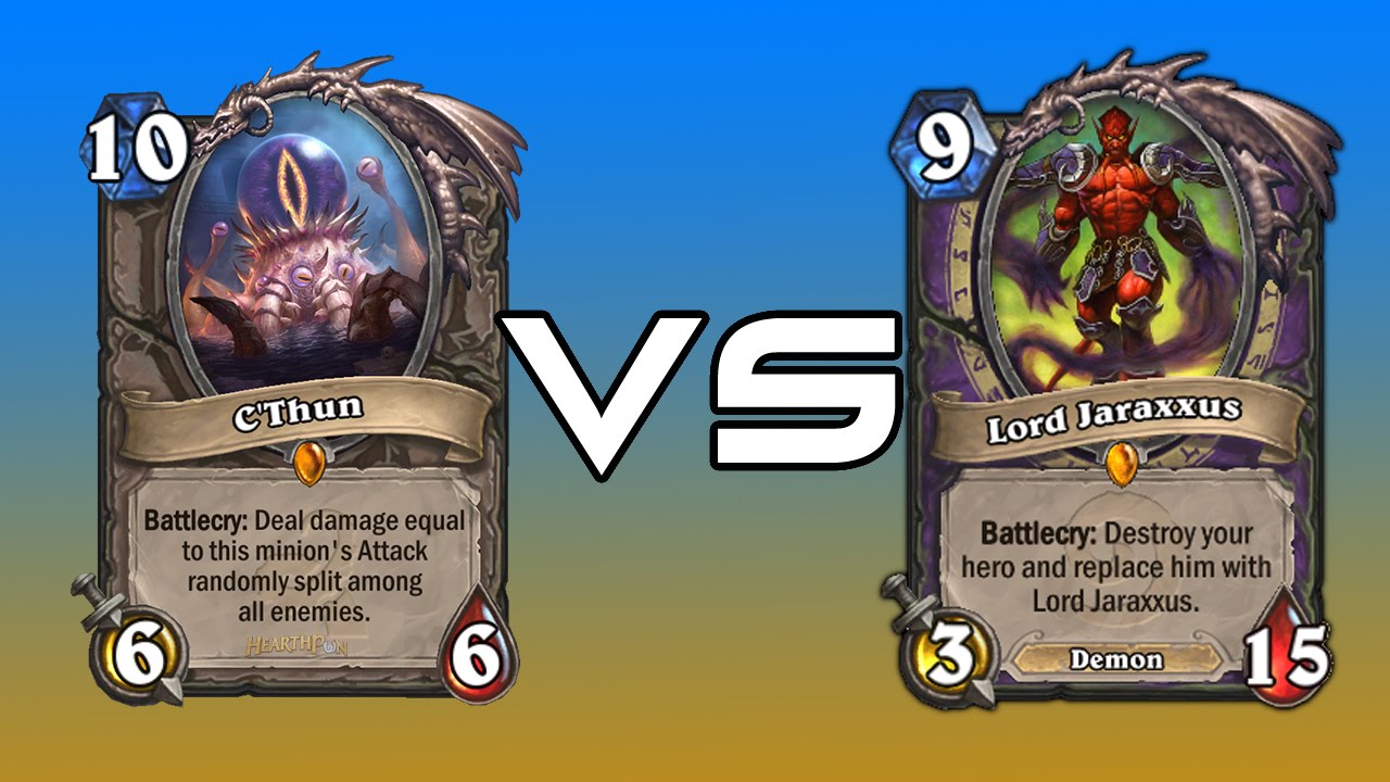 Hearthstone Old Gods - C'thun Priest vs Handlock!