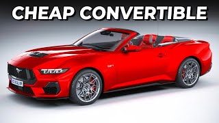 Cheapest New Convertible Cars 2024
