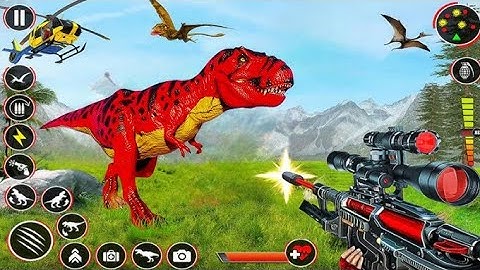 Dinosaur Hunter Animal 3D Game - Android Gameplay - Dinosaur Apk Mod Update