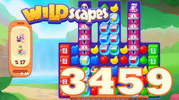 Wildscapes Level 3459 HD Walkthrough | 3 match game | gameplay | android | ios | GameGo Game