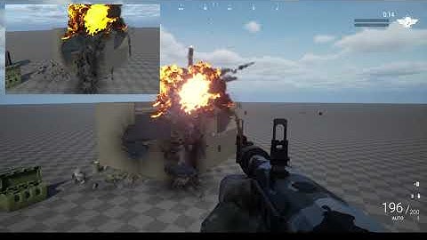 New Game Devlog | Climbing/Vaulting test with Destruction