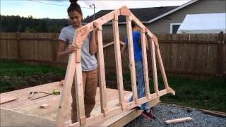 Building a shed? Save money and DIY! This video is to share our experience using plans from cheapsheds.com. Click this link 