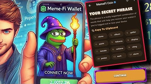 Memefi wallet connect | how to connect memefi wallet | memefi wallet create