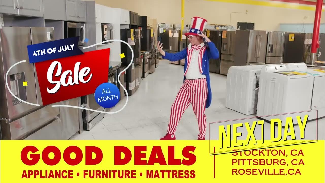 Good Deals Appliance Furniture Mattress 4th of July Commercial YouTube